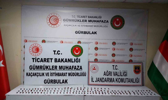 Ağrı'da 145 adet kaçak gümüş yüzük ele geçirildi