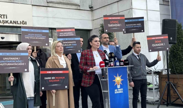 AK Parti'den İstanbul'da 28. Şubat'ın yıl dönümünde açıklama