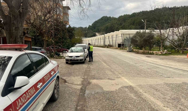 Alanya'da 169 araç ve sürücüsüne 350 bin 360 lira para cezası