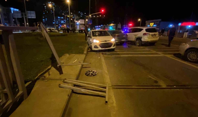 Alkollü halde kaza yapan kurum müdürü, kavgada silahını gösterdiği iddiasıyla adliyeye sevk edildi