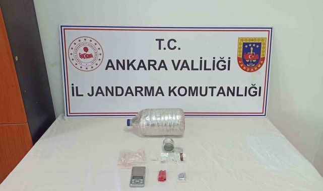 Ankara'da 430 gram esrar ve 72 gram metamfetamin ele geçirildi