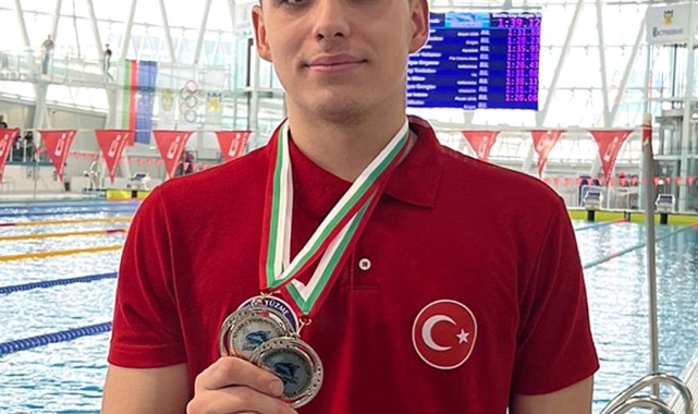Antalyasporlu Poyraz'dan, Burgaz'da 2 gümüş madalya