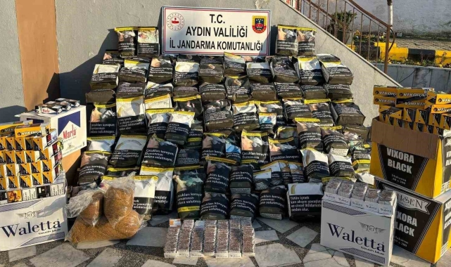 Aydın'da 115 bin adet makaron ele geçirildi