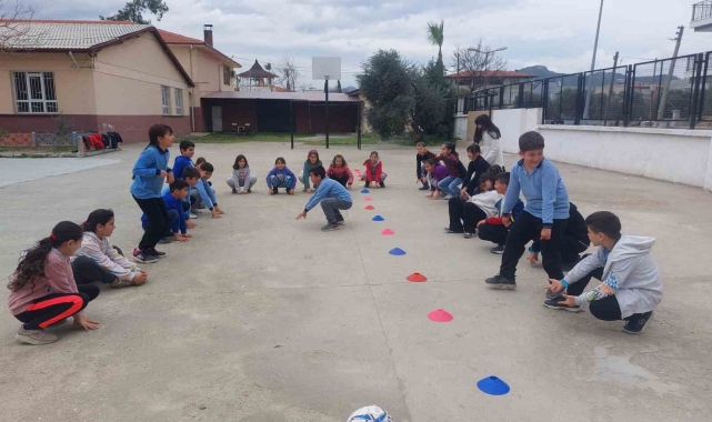 Aydın'da minikler, sporu yaşam tarzı haline getiriyor