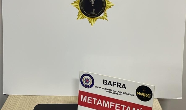 Bafra'da uyuşturucu madde ele geçirildi