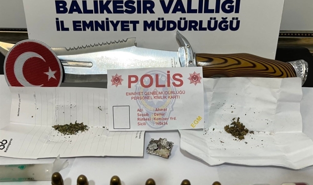 Bandırma'da eski eşine şantaj yapan şahıs gözaltına alındı