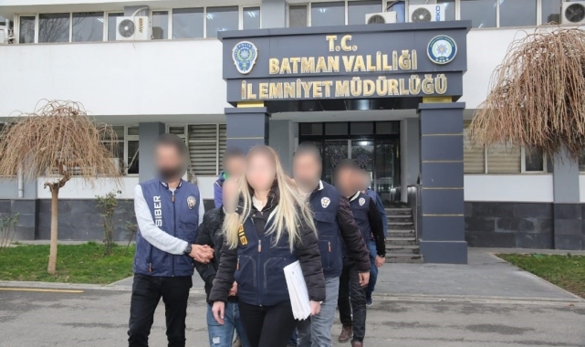 Batman'da siber dolandırıcılık operasyonlarında 5 tutuklama
