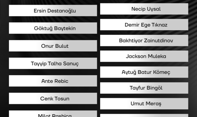 Beşiktaş'ın Antalyaspor maçı kamp kadrosu açıklandı