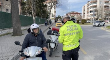 Bolu'da taksi ve motosikletlere yönelik denetim yapıldı