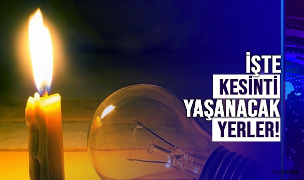 BURALARDA YAŞAYANLAR DİKKAT!