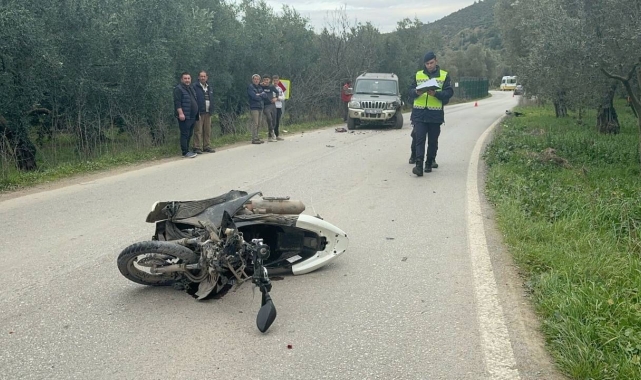 Bursa'da motosiklet cipe çarptı: 1 ölü