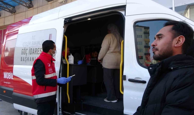 Çankırı'da düzensiz göçmenlere yönelik mobil göç noktası aracı hizmete başladı