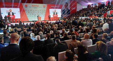 CHP Genel Başkanı Özgür Özel partisinin Manisa belediye başkan adayları tanıtım toplantısına katıldı