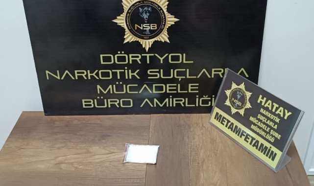 Dörtyol'da bir araçta uyuşturucu madde ele geçirildi