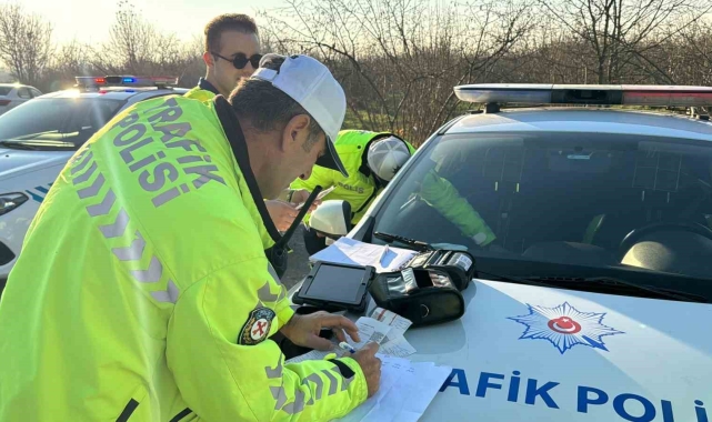Düzce'de 171 araç trafikten men edildi