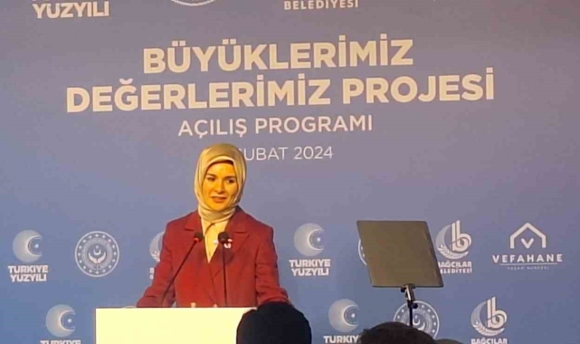 Emine Erdoğan "Büyüklerimiz Değerlerimiz Projesi"nin tanıtımına katıldı
