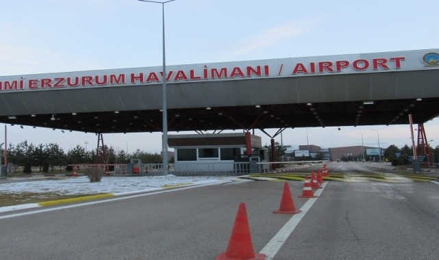 Erzurum Havalimanı'nda ocak ayında 106 bin 546 yolcuya hizmet verildi