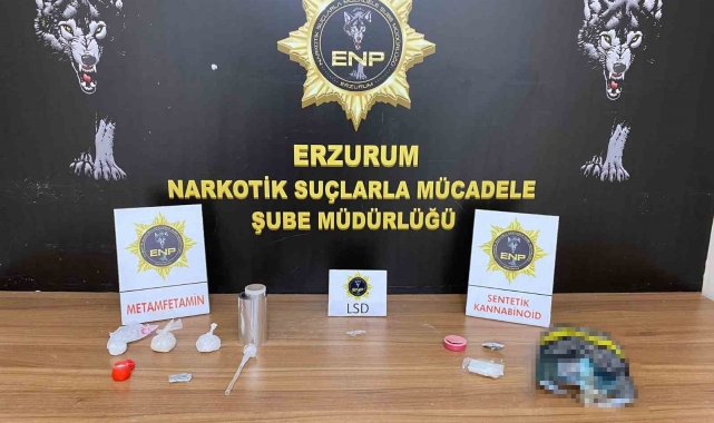 Erzurum'da uyuşturucu operasyonu