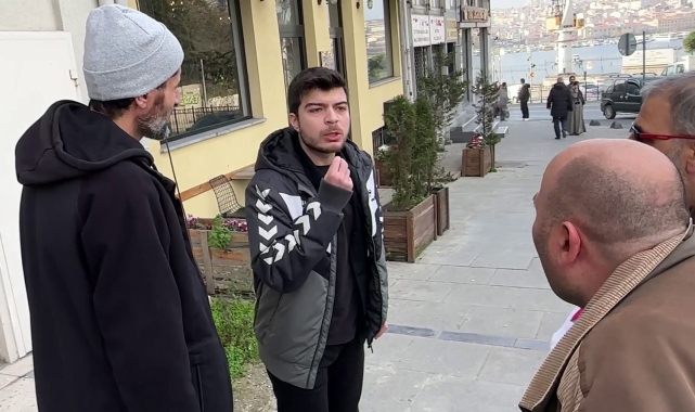 Filistin'e destek yürüyüşünden dönen vatandaşa yumruk atan sanık hakim karşısında