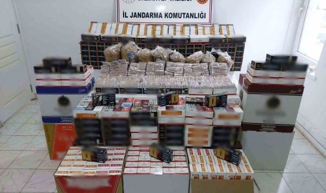 Gaziantep'te 575 bin TL değerinde kaçak malzeme ele geçirildi