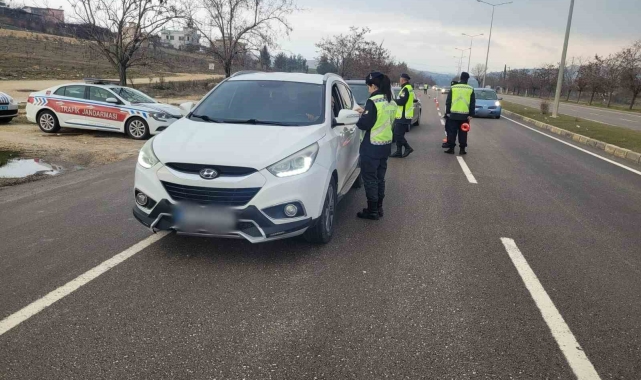 Gaziantep'te çakar lamba kullanan araçlara denetim