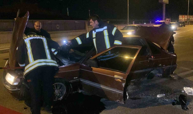 Gizli buzlanma kazayı beraberinde getirdi: 2 yaralı