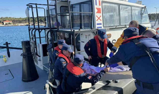 Gökçeada'da rahatsızlanan vatandaş Sahil Güvenlik ekiplerince tahliye edildi