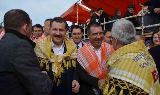 Gömeç'te 14. Geleneksel Karaağaç Deve Güreşleri'ne yoğun ilgi