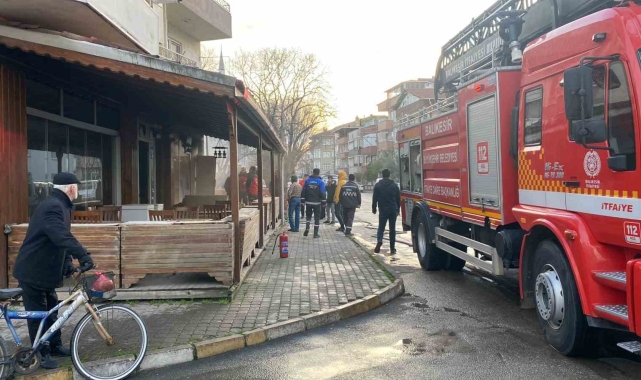 Gönen'de ekmek fırınında yangın çıktı