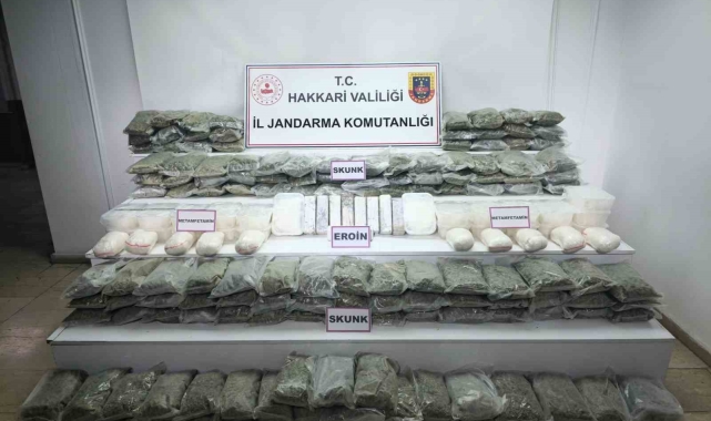 Hakkari'de 109 kilo uyuşturucu ele geçirildi