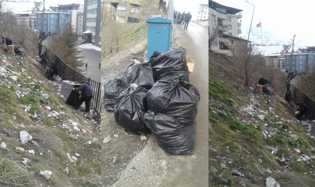 Hakkari'de çevre temizliği seferberliği