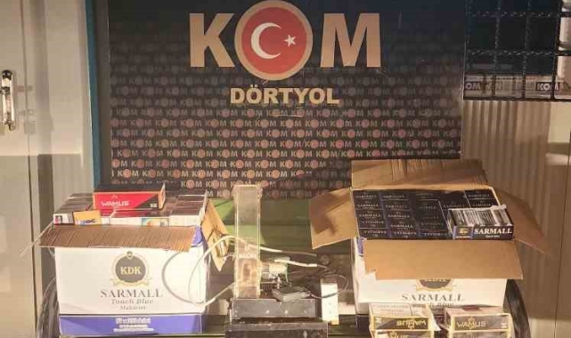 Hatay&#039;da kaçak tütün operasyonu