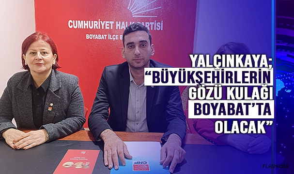İL BAŞKANI YALÇINKAYA;''TEK İTTİFAKIMIZ İLÇESİNİ DÜŞÜNEN, GELECEK KAYGISI TAŞIYAN BOYABATLILARIN OLUŞTURDUĞU BOYABAT İTTİFAKIDIR''
