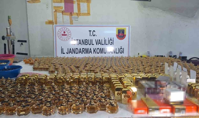 İstanbul'da sahte parfüm operasyonu