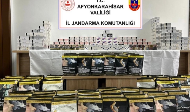 Jandarma 57 bin adet boş makaron ele geçirdi