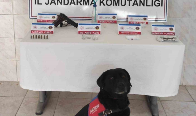 Jandarmadan silah ve uyuşturucu operasyonu: 3 gözaltı