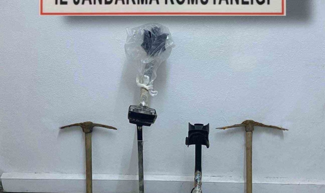 Kaçak kazıya suçüstü