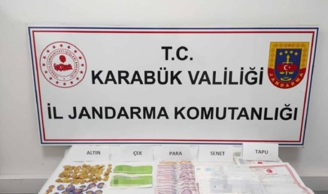 Karabük'te tefecilik operasyonu