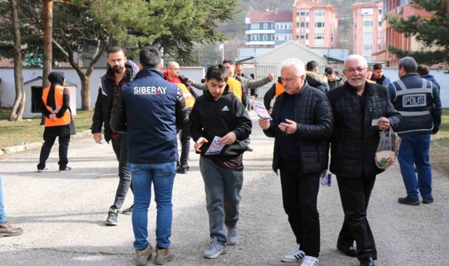Kastamonuspor maçı öncesi 5 bin kişiye "SİBERAY" bilgilendirmesi