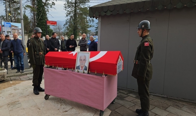 Kıbrıs gazisi Ayhan Kaymak, Düzce'de son yolculuğuna uğurlandı