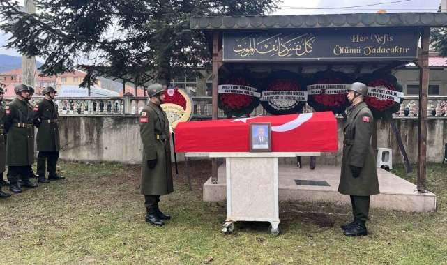 Kıbrıs gazisi, törenle son yolculuğuna uğurlandı