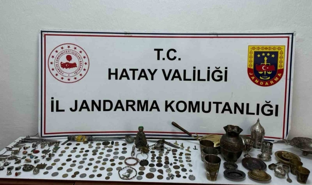 Kırıkhan'da 310 adet tarihi eser ele geçirildi