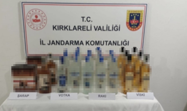 Kırklareli'nde kaçak içki ve uyuşturucu operasyonu: 6 gözaltı