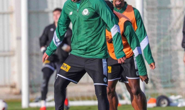 Konyaspor, Beşiktaş maçı hazırlıklarına devam etti