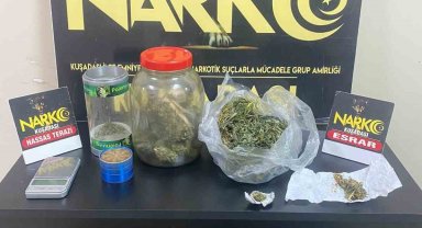 Kuşadası'nda uyuşturucu operasyonu: 1 gözaltı