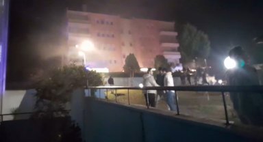 KYK yurdunun lojmanındaki yangında 1 kişi dumandan etkilendi