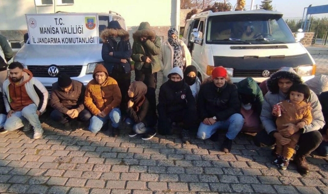 Manisa'da göçmen kaçakçılığına jandarma operasyonu