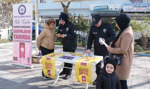 Manyas'ta polis vatandaşları iletişim dolandırıcılığına karşı uyardı