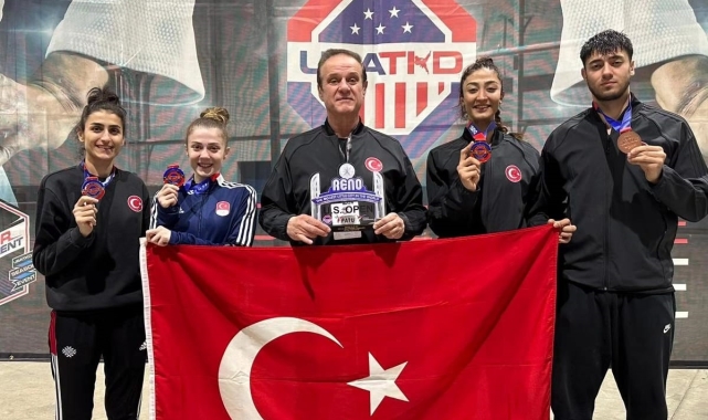 Milli tekvandoculardan, Amerika Açık Tekvando Turnuvası'nda 4 madalya