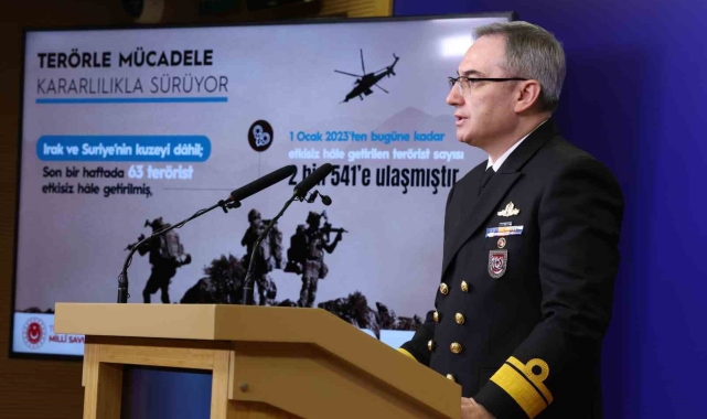 MSB: "Suriye'de etkisiz hale getirilen terörist sayısı bin 704'e yükselmiştir"